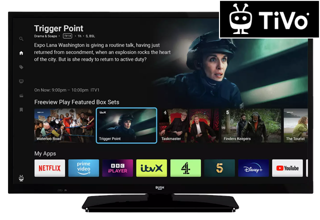 TVs TiVo 24 INCH HD READY ELED DVD BLACK SMART — 9337279