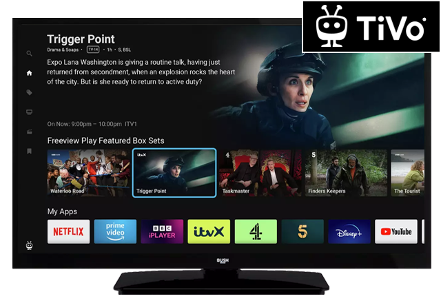TVs TiVo 24 Inch HD Ready ELED Smart TV / DVD Combi ELED24HDSDVD1 — 225/5107