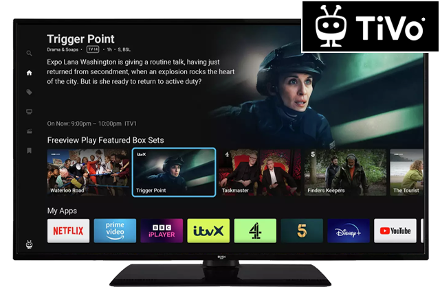 TVs TiVo 39 Inch Smart HD Ready HDR Freeview TV — 9344114