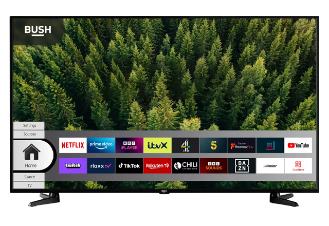 TVs 55 Inch Smart 4K UHD HDR QLED Freeview TV — 306/4672